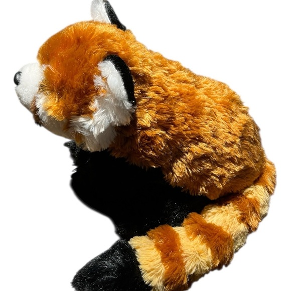 Wild Republic Red Panda Stuffed Animal Plush Toy Ring Tailed  8-9 Inches W - Picture 4 of 6